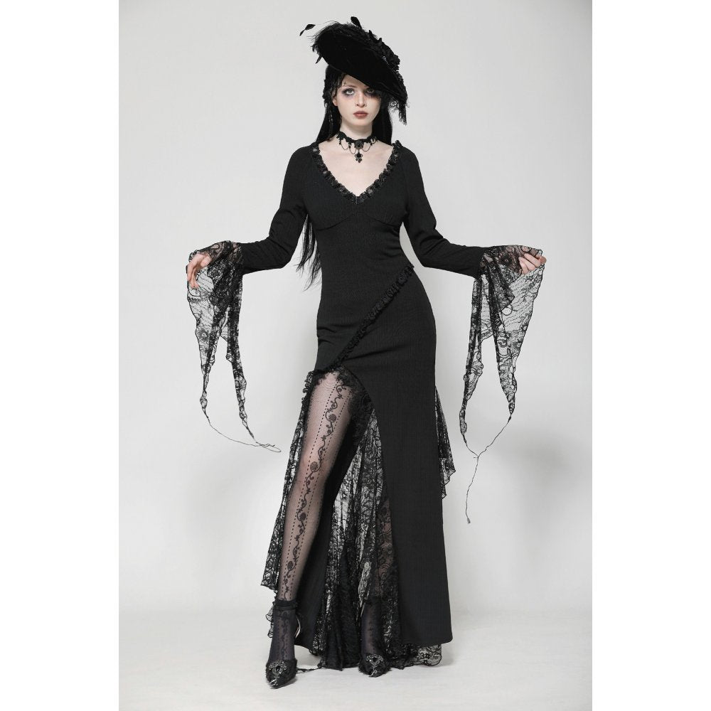 Dark in Love Pandora Witchy Asymmetrical Long Dress