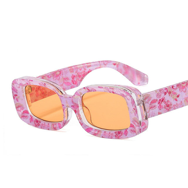 Lunettes de soleil colorées peintes en 3D