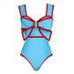 Women's One-Piece Classic Swimsuit with Matching Cover Up Skirt
