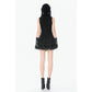Dark in Love Punk Eyelet Lace-Layered Mini Skirt