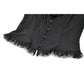 Dark in Love Courtly Cross Gem Pendant Gothic Blouse