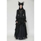 Dark in Love Felicity Gothic Lacy Zip-Up Tailcoat Shirt