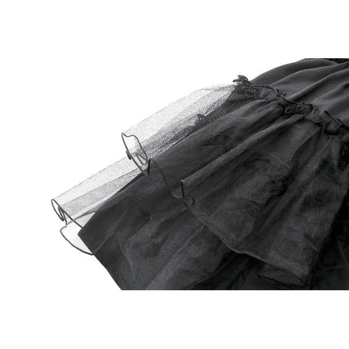 Dark in Love Bellatrix Gothic Embroidered Petticoat Skirt