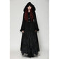 Dark in Love Eira Lace and Faux Fur-Trimmed Hooded Coat