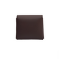 Handmade Leather Simple Coin Purse in Dark Brown