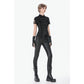 Dark in Love Ruptured Lace-Up Punk Shirt