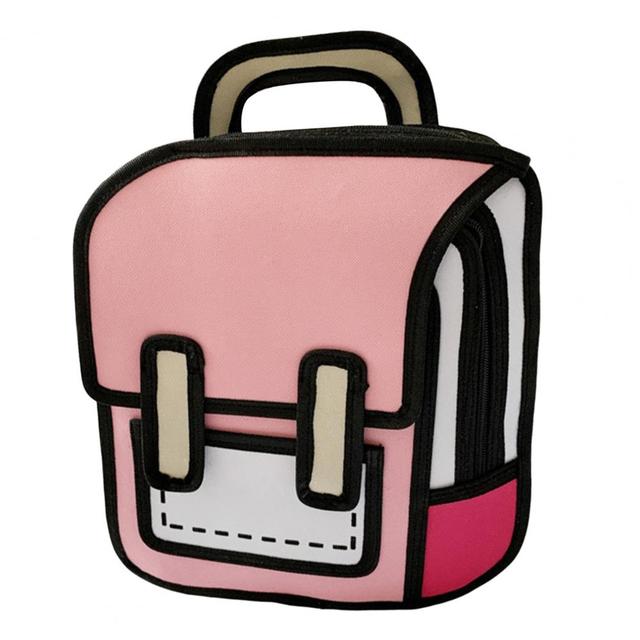 Comic Art Adjustable-Strap Student Backpack