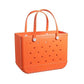 Neon Block Colour Rubber Beach Bag