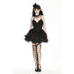 Dark in Love Calantha Tulle and Lace Trim Dress