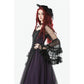 Dark in Love Lilith Bell-Sleeve Gothic Maxi Dress