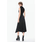 Dark in Love Punk Layered-Pocket Cutout Belted Long Skirt