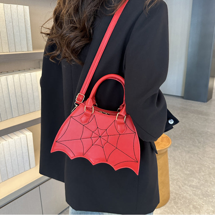 Halloween Spider Web Cross Body Handbag