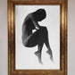 Dotted Figure Framed Poster