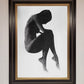 Dotted Figure Framed Poster
