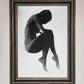 Dotted Figure Framed Poster