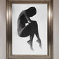 Dotted Figure Framed Poster