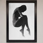 Dotted Figure Framed Poster