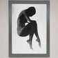 Dotted Figure Framed Poster