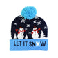 LED Christmas Bobble Hat