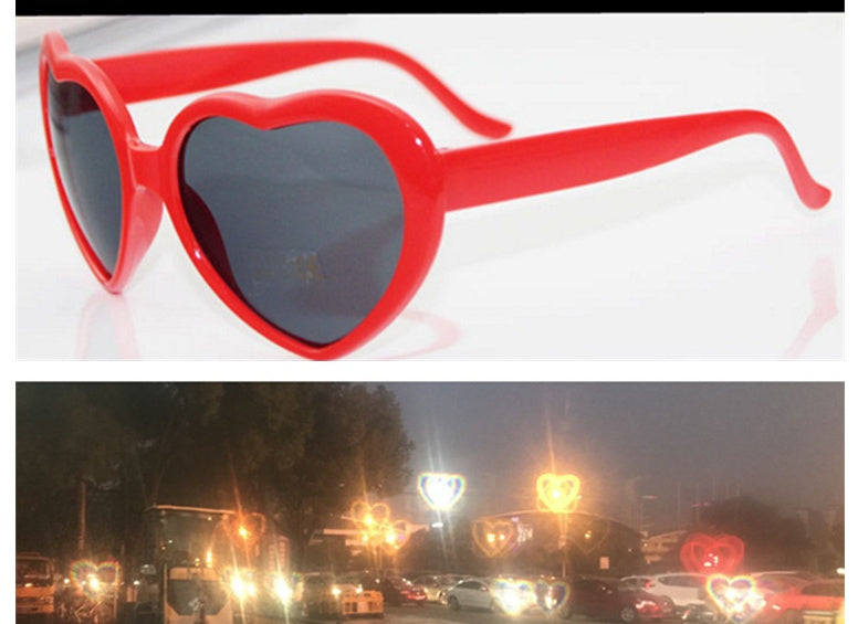 Night Lights 'Love' Special Effects Sunglasses