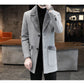 Men's Faux Fur and Chenille Thick Overcoat