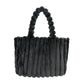 Vireous Block Colour All-Matching Fur Handbag