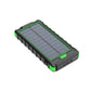 Solar Fast Charging Power Bank Portable 20000mAh Charger Waterproof