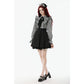 Dark in Love Striped Ruffle Victorian-Inspired Lolita Dress