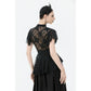 Dark in Love Ophelia Lace Corset Top in Black