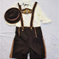 Oktoberfest Lederhosen Men's Shorts Cosplay Carnival Beer Festival Costume