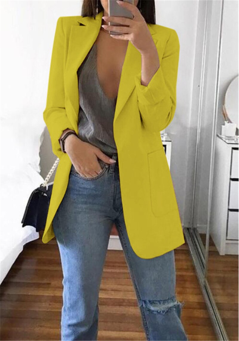 Casual Long Sleeve Women's Business Jacket