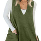 Women's Woollen Casual Vest Skirt with Pockets, Multicolours