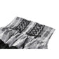 Dark in Love Hexa Layered Tartan Skirt in Black
