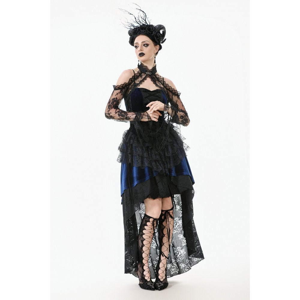 Dark in Love Thalassa Floral Lace Draped Arm Warmer Sleeves