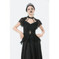 Dark in Love Ophelia Lace Corset Top in Black