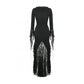 Dark in Love Pandora Witchy Asymmetrical Long Dress