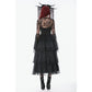 Dark In Love Gothic Lace Bell-Sleeve Cape