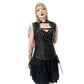 Vixxsin Ebony Two-Piece Corset in Black