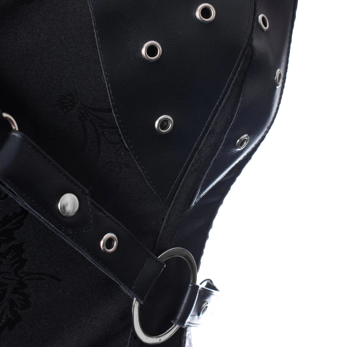 Vixxsin Ebony Two-Piece Corset in Black