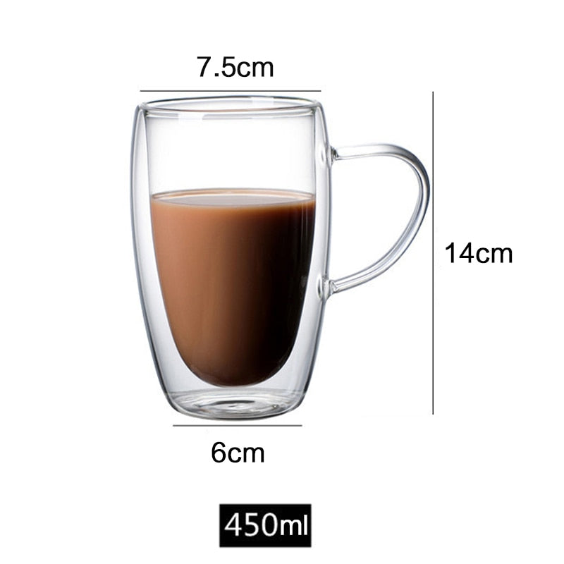 Versa Double-Wall Design Glass Drinkware