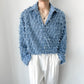 Men's Fashion Fringe Long Sleeve Shirt Jacket