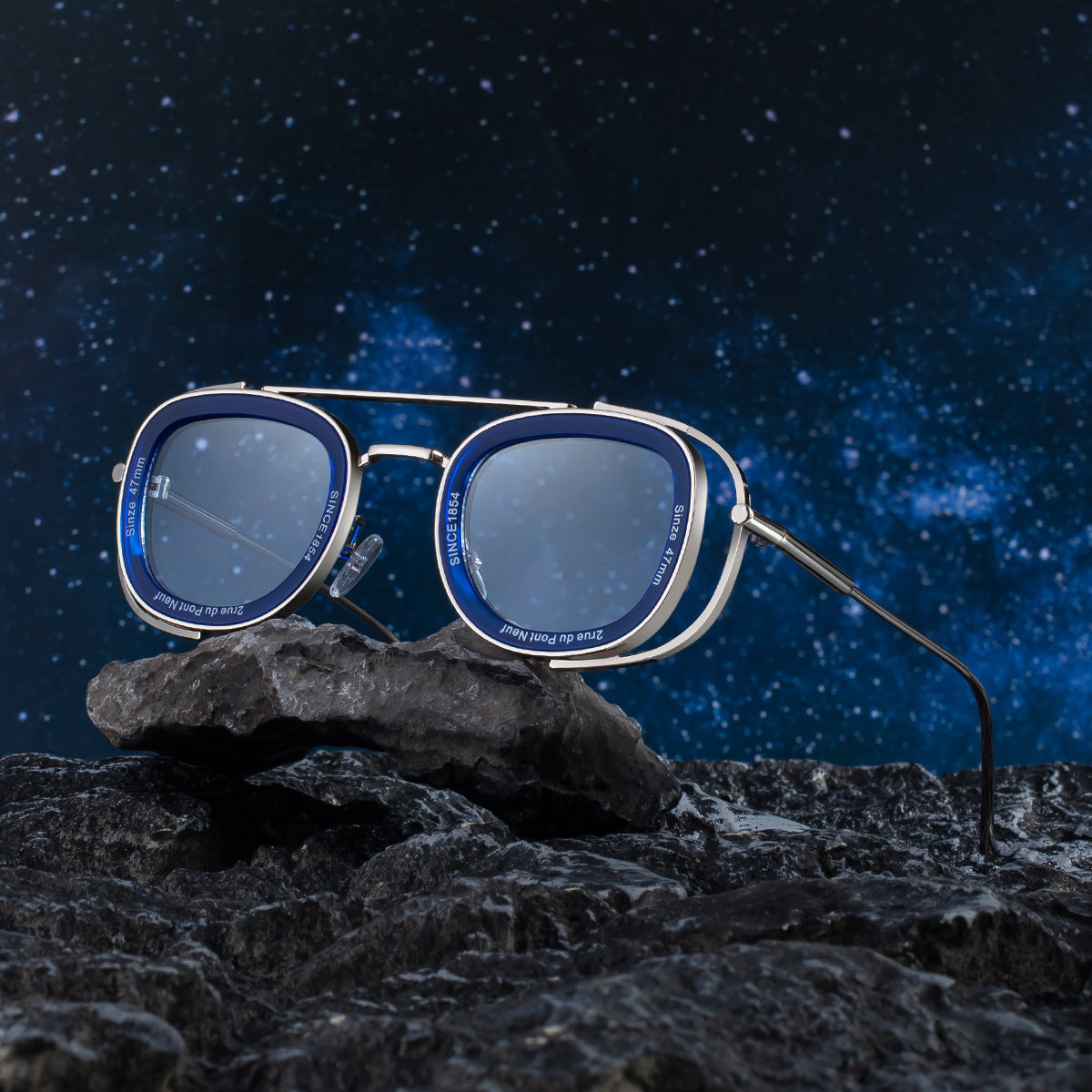 Avant Garde Oval Retro Steam Punk Sunglasses