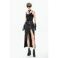 Dark In Love Punk Rib Cage Grommet Waist Cincher Belt