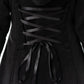 Poizen Industries Eirwen Fur-Trimmed Coat in Black