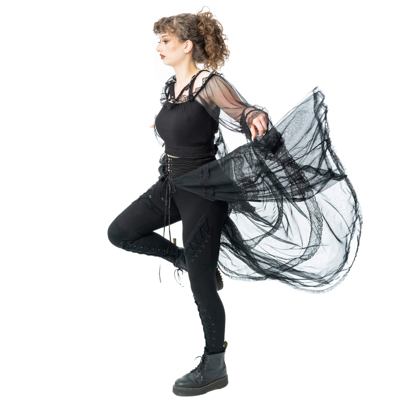 Poizen Industries Eliora Skirt in Black