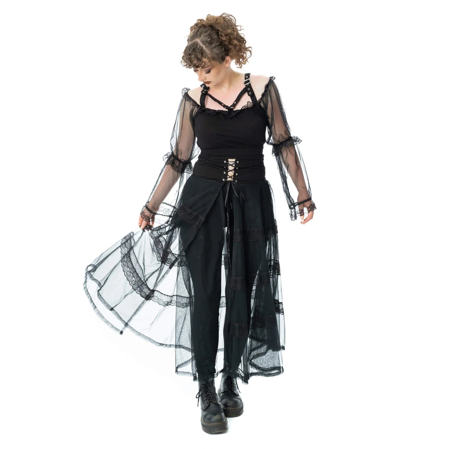 Poizen Industries Eliora Skirt in Black