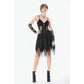 Dark in Love Punk Sleeveless Spiked Dress
