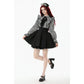 Dark in Love Striped Ruffle Victorian-Inspired Lolita Dress