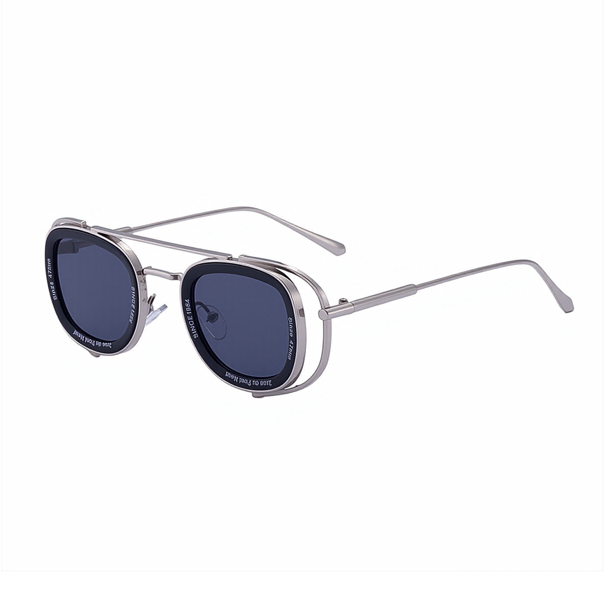 Avant Garde Oval Retro Steam Punk Sunglasses