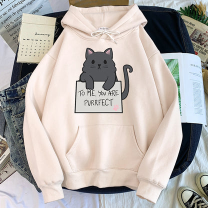 To Me You are Purrfect, Positive Vibes Women's Hoodie